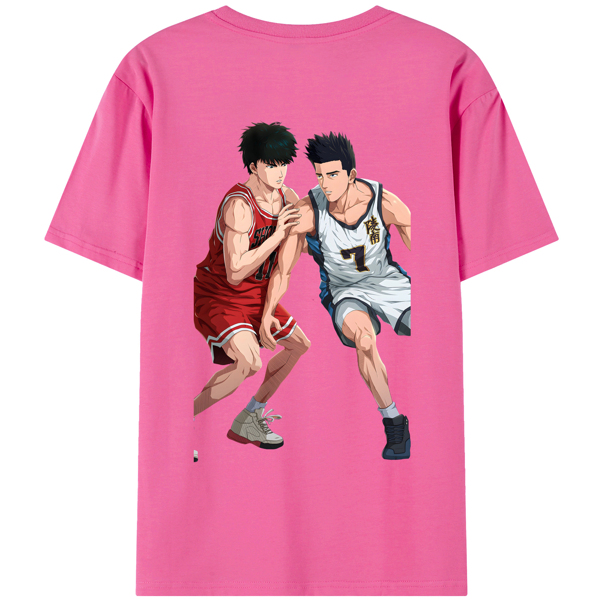 SLAM DUNK／スラムダンク レディース半袖Tシャツ(バックプリント)